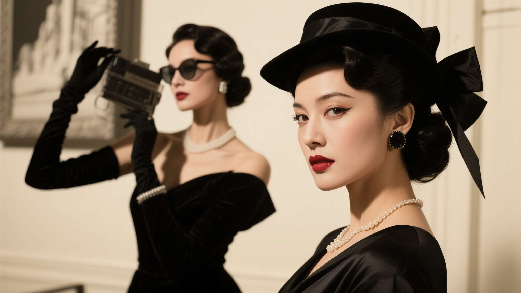 此次格蕾丝的Film&nbsp;Noir造型，正是这种创作热情的最佳注脚——颜值与创意并存
